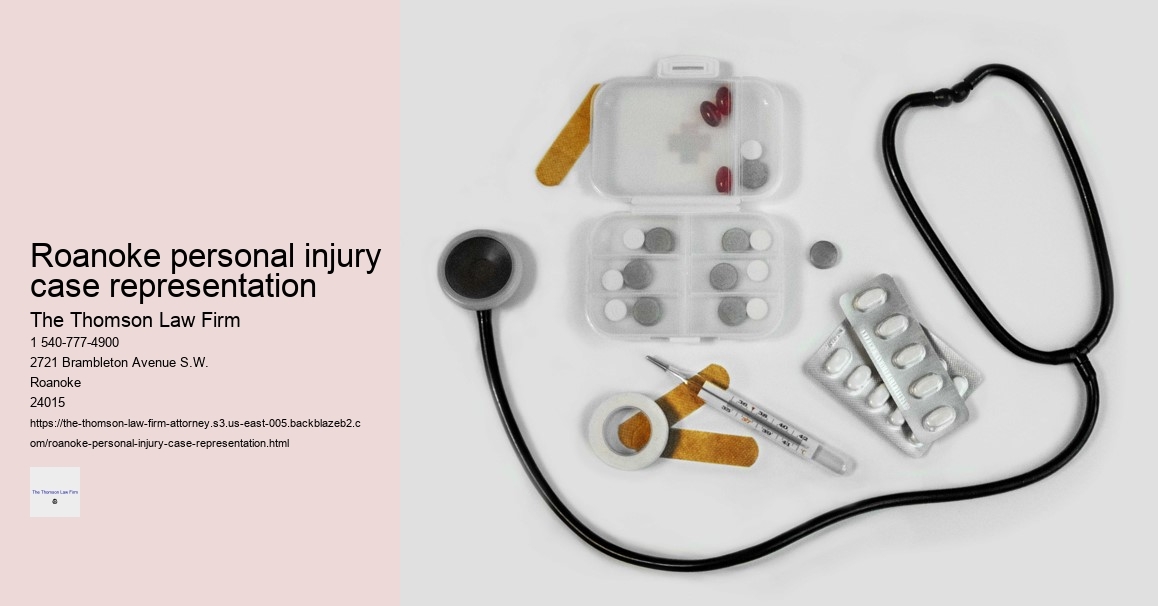 Roanoke personal injury case representation